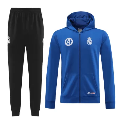 Real Madrid Hoodie Tracksuit 2022/23 Blue - jerseymallpro