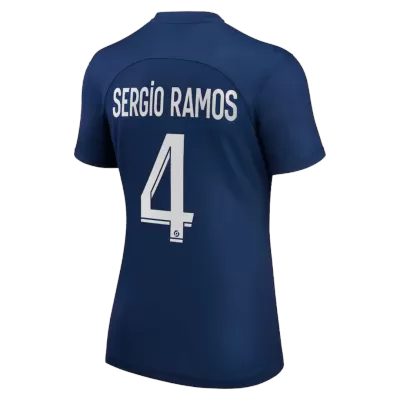 SERGIO RAMOS #4 PSG Home Jersey 2022/23 Women - jerseymallpro