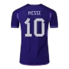 New Messi #10 Argentina Away World Cup 2022 Champion Authentic Jersey - jerseymallpro