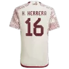 H.HERRERA #16 Mexico Away Jersey World Cup 2022 - jerseymallpro