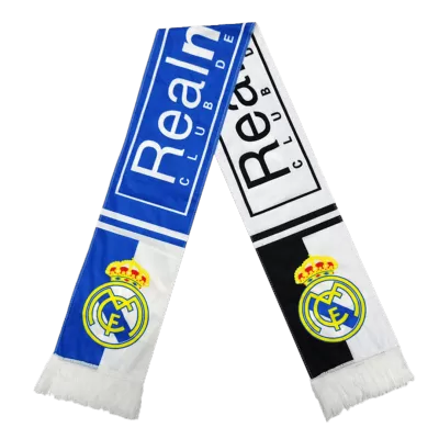 Real Madrid Soccer Scarf Blue&White - jerseymallpro