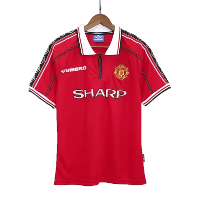 Vintage Soccer Jersey Manchester United Home 98/00 - jerseymallpro