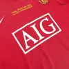 Retro Manchester United Home Champion League Long Sleeves Jersey 2007-08 By Adidas - jerseymallpro