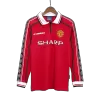 Retro Manchester United Home Long Sleeve Jersey 1998/99 By Umbro - jerseymallpro