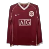 Retro Manchester United Home Long Sleeve Jersey 2006/07 By Nike - jerseymallpro