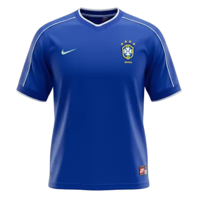 Retro Brazil Away Jersey 1998 By Nike - jerseymallpro
